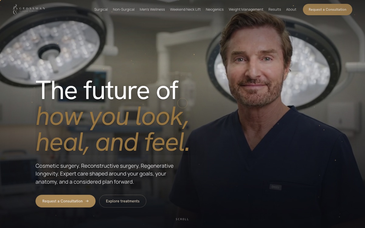 grossmanmed.com, website by Davel